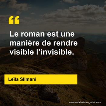 Citation Leïla Slimani