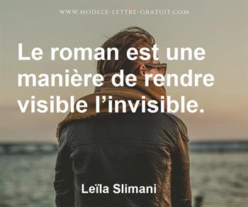 Citation de Leïla Slimani