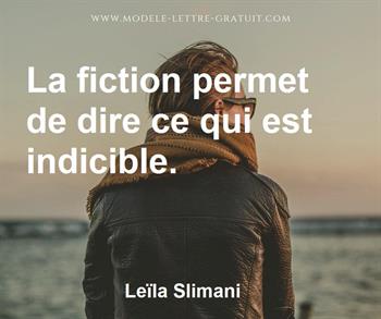 Citation de Leïla Slimani