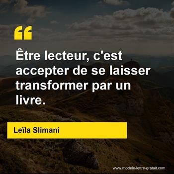 Citation Leïla Slimani