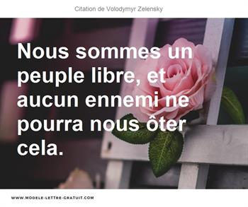 Citations Volodymyr Zelensky