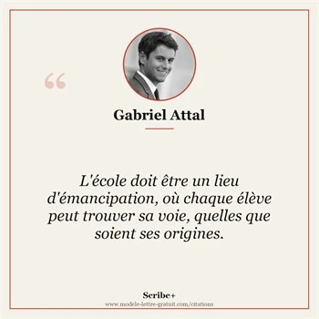 Citation Gabriel Attal