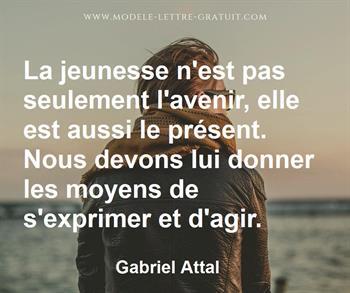 Citation de Gabriel Attal