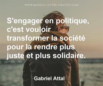 Citation de Gabriel Attal