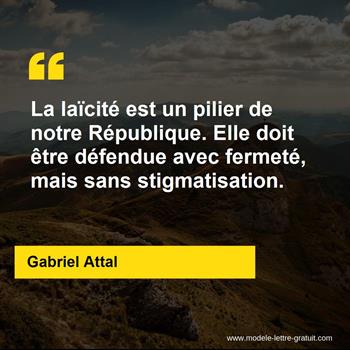 Citation Gabriel Attal