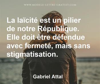 Citation de Gabriel Attal