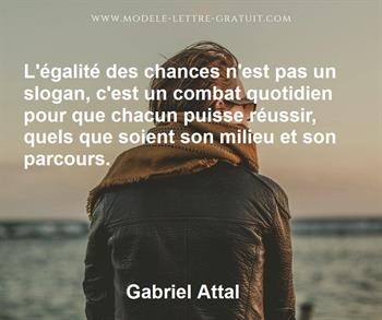 Citation de Gabriel Attal