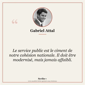Citation Gabriel Attal