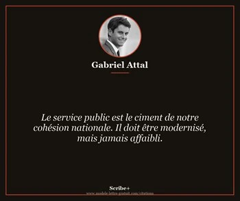 Citation de Gabriel Attal