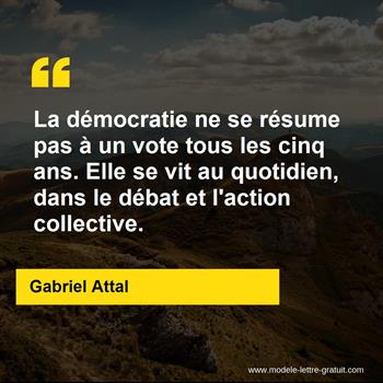 Citation Gabriel Attal