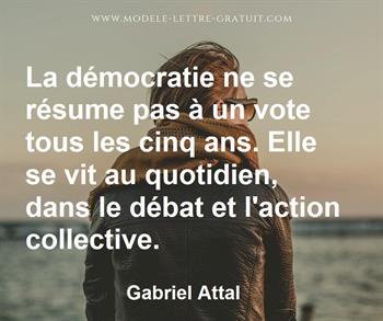 Citation de Gabriel Attal