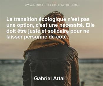 Citation de Gabriel Attal