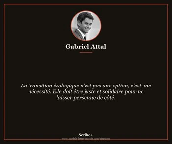 Citation de Gabriel Attal