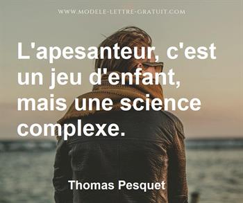 Citation de Thomas Pesquet