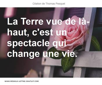 Citations Thomas Pesquet