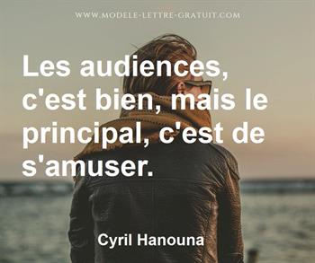 Citation de Cyril Hanouna