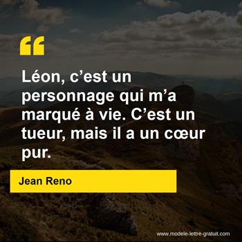 Citation Jean Reno