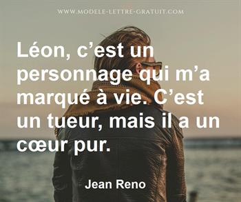 Citation de Jean Reno