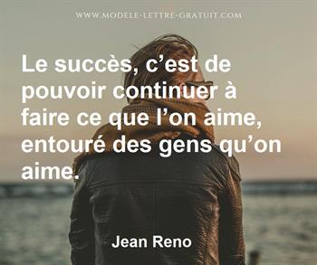 Citation de Jean Reno