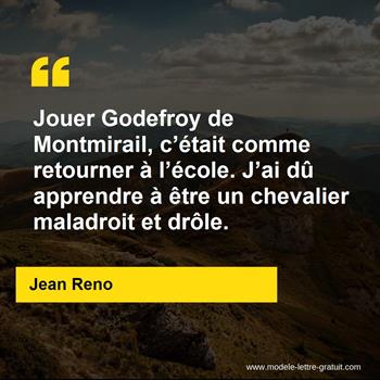 Citation Jean Reno