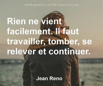Citation de Jean Reno