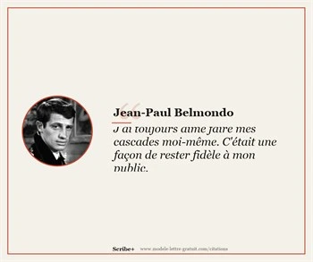 Citations Jean-Paul Belmondo