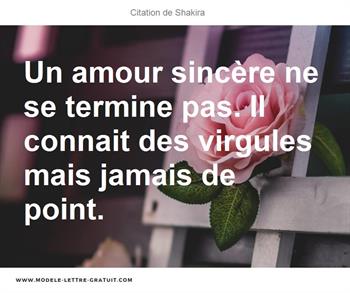 Citations Shakira 