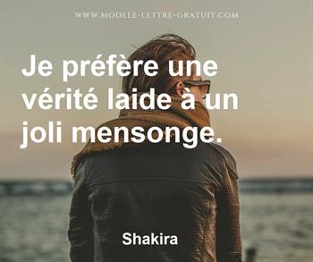 Citation de Shakira