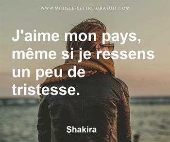 Citation de Shakira