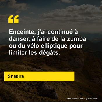 Citation Shakira