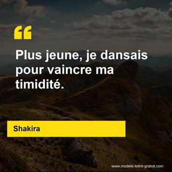 Citation Shakira