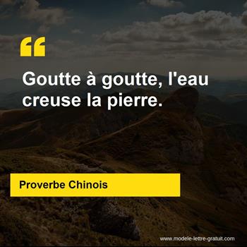 Citation Proverbe Chinois