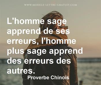 Citation de Proverbe Chinois