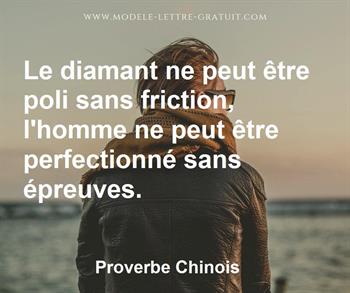Citation de Proverbe Chinois