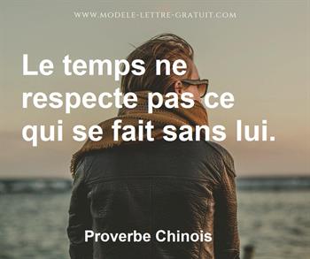 Citation de Proverbe Chinois