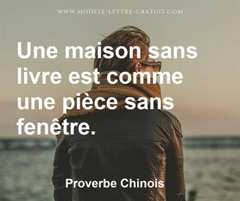 Citation de Proverbe Chinois