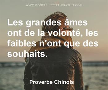 Citation de Proverbe Chinois