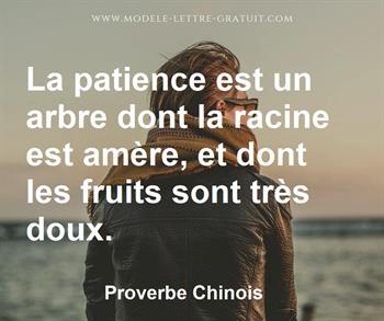 Citation de Proverbe Chinois