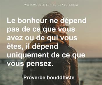 Citation de Proverbe bouddhiste