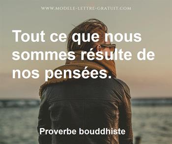 Citation de Proverbe bouddhiste