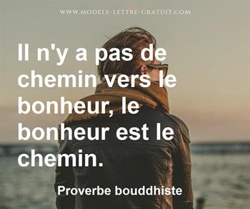 Citation de Proverbe bouddhiste