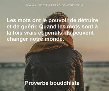 Citation de Proverbe bouddhiste