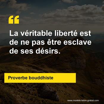 Citation Proverbe bouddhiste