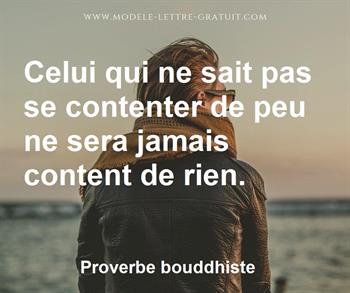 Citation de Proverbe bouddhiste