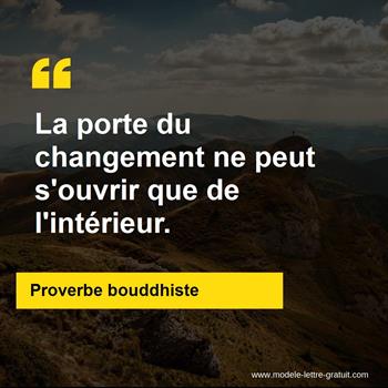 Citation Proverbe bouddhiste