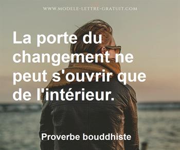 Citation de Proverbe bouddhiste