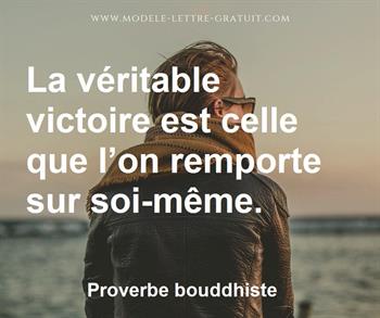 Citation de Proverbe bouddhiste