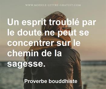 Citation de Proverbe bouddhiste