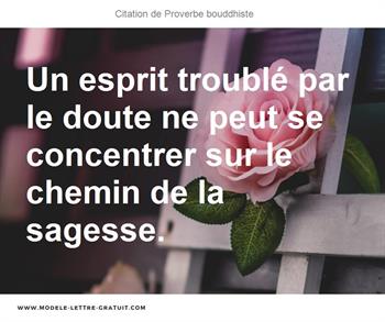 Citations Proverbe bouddhiste