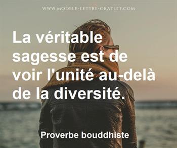 Citation de Proverbe bouddhiste